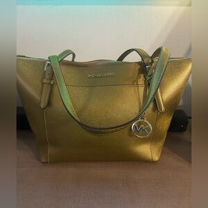 Michael Kors Gold Tote Bag